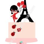 Topo de Bolo - LadyBug - Arquivo Digital