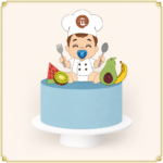Topo de Bolo - Master Chef - Arquivo Digital