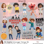 Kit Digital Stranger Things 3D