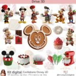 Kit Digital Confeitaria Disney