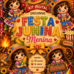 Kit Digital Festa Junina Menina