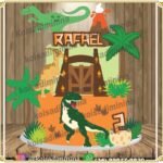 Topo de Bolo - Jurassic Park - Arquivo Digital