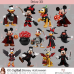 Kit Digital Disney Halloween