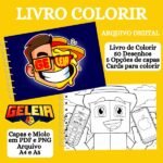 Livro de Colorir - Geleia - Arquivo Digital