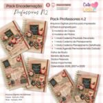 Pack Professores N 2 - A5 - Caderno + Planeamento + Agends Não Datada - Arquivo Digital