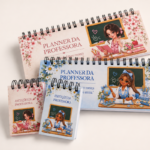 Planner de Mesa Professora 2027 - Arquivo Digital