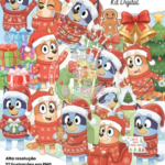 Kit Digital Natal Bluey
