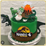 Topo de Bolo - Jurassic Park - Arquivo Digital