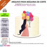 Topo de Bolo - Mulher - Arquivo Digital