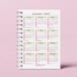 Calendario A5 2027 e 2028 - Arquivo Digital