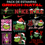 Pack de Estampas Grinch Natal - Arquivo Digital