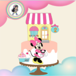 Topo de Bolo - Minnie Rosa - Arquivo Digital
