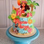 Topo de Bolo - Moana - Arquivo Digital