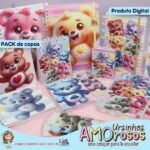 Pack Capas Ursinhos Amorosos - Arquivo Digital