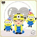 Topo de Bolo - Minions - Arquivo Digital
