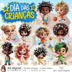 Kit Digital Dia das Crianças Cabelo Maluco