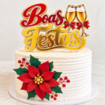 Topo de Bolo - Boas Festas - Arquivo Digital