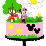 Topo de Bolo - Minnie - Arquivo Digital