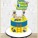 Topo de Bolo - Minions - Arquivo Digital