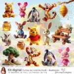 Kit Digital Ursinho Pooh