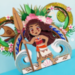 Topo de Bolo - Moana - Arquivo Digital