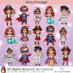 Kit Digital Bloquinho de Carnaval