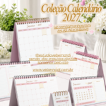 Coleção Calendário 2027 - Algodão Doce - Arquivo Digital
