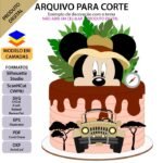 Topo de Bolo - Mickey Mouse - Arquivo Digital