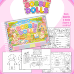Livro de Colorir - Bobbie Dolls - Arquivo Digital
