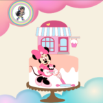 Topo de Bolo - Minnie Rosa - Arquivo Digital