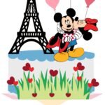 Topo de Bolo - Minnie - Arquivo Digital