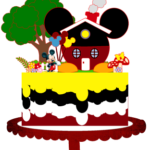 Topo de Bolo - Mickey Mouse - Arquivo Digital