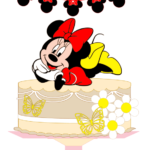 Topo de Bolo - Minnie - Arquivo Digital