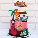 Topo de Bolo - Os Flintstones- Arquivo Digital