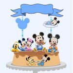 Topo de Bolo - Mickey Mouse - Arquivo Digital