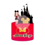 Topo de Bolo - Minnie - Arquivo Digital