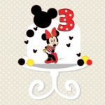 Topo de Bolo - Minnie - Arquivo Digital