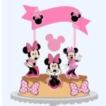 Topo de Bolo - Minnie - Arquivo Digital