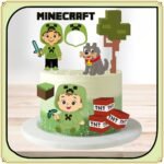 Topo de Bolo - Minecraft - Arquivo Digital