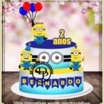 Topo de Bolo - Minions - Arquivo Digital