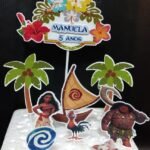 Topo de Bolo - Moana - Arquivo Digital