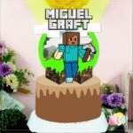 Topo de Bolo - Minecraft - Arquivo Digital
