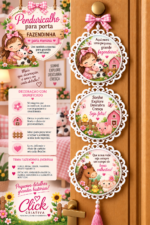 Penduricalhos Quarto Menina e Menino - Arquivo Digital - Imagem 9