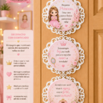 Penduricalhos Quarto Menina e Menino - Arquivo Digital