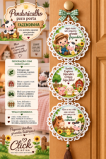 Penduricalhos Quarto Menina e Menino - Arquivo Digital - Imagem 16